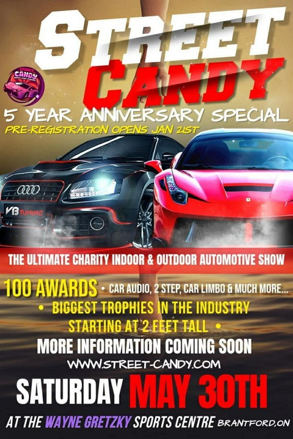 Street Candy Car Show in Brantford Ontario